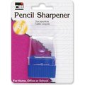 Charles Leonard CLI® Pencil Sharpener, w/ Cone Receptacle, Assorted 80730